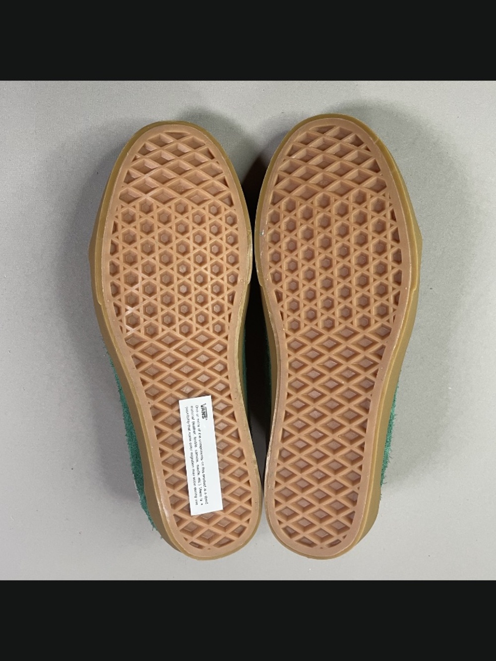 NEW Vans Shoes Womens 6 green brown suede leather skate casual - Picture 8 of 9
